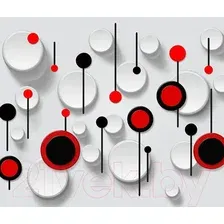 Фотообои Citydecor Абстракция с кругами 300x254