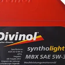 Моторное масло Divinol Syntholight MBX 5W-30 5л