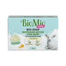 Крем-мыло детское BIOMIO Baby Bio-Soap С маслом Ши 90 г