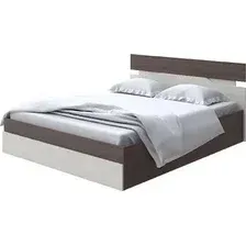 Кровать PROxSON Milton с ПМ 120x190 (ясень шимо темный/дуб шамони светлый 124)
