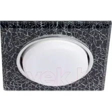 Точечный светильник ЭРА DK LD50 WH/BK GX53 / Б0057469 (белый/черный)