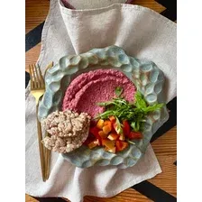 Тарелка Гарлачык Сервировочная с текстурой камня