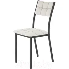 Стул AMC Comfort 3К1.12 (кожзам белый/черный)