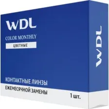 Контактная линза WDL Color Monthly BC 8.6 azure -1.00