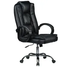 офисное кресло Kingstyle ATL-5 Fortline Chrome, черный