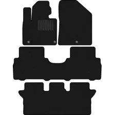 Комплект ковриков для авто Alicosta Kia Sorento Prime III (suv 7 мест / UM) +3 ряд 2014 - 2020 (ворс)