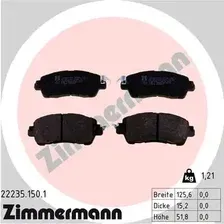 Тормозные колодки дисковые передняя ось ZIMMERMANN 22235.150.1