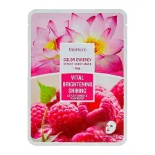 Маска для лица тканевая Deoproce Color Synergy Effect Sheet Mask Pink (20г)