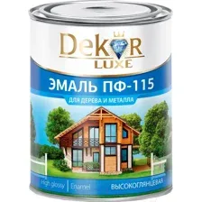 Эмаль Dekor ПФ-115 (1.8кг, светло-серый)