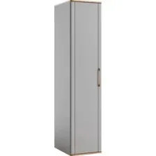 Шкаф-пенал Modula Карпин INV01HP-1D-502/621/2204(05) (дуб натюрель/серый)