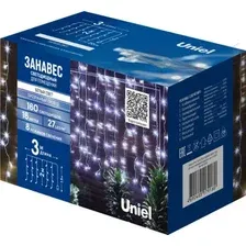 Световой дождь Uniel ULD-C3020-160/DTA UL-00010915 (белый)