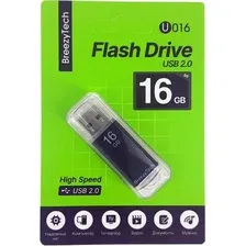 USB Flash BreezyTech U016 16GB (черный)
