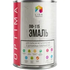 Эмаль LIDA ПФ-115 Optima 2 кг (серый)