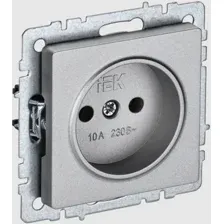 Розетка IEK Brite РС10-1-0-БрА