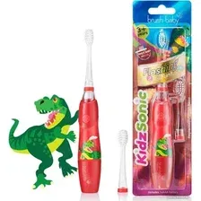 Электрическая зубная щетка Brush-Baby KidzSonic Dinosaur