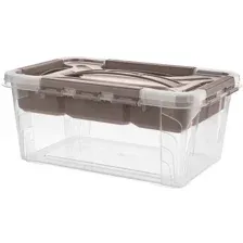 Ящик для хранения Econova Grand Box 433224114 4.2 л (коричневый)