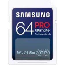Карта памяти Samsung PRO Ultimate SDXC 64GB