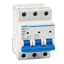 Автоматический выключатель CHINT NB1-63 6kA 3P 32A тип C