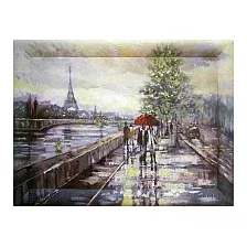 Картина Декарт Париж, свидание 8Л0360 (в раме)