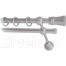 Карниз для штор Lm Decor Гиро 071 2р витой (сатин, 4м)