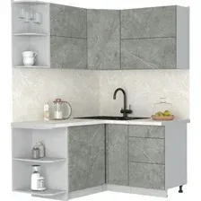 Кухонный модуль Интерлиния Мила Матте 1.5x1.4 А (керамика/керамика/опал светлый)