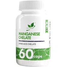 Витамины, минералы NaturalSupp Марганец хелат (Manganese chelate), 60 капсул