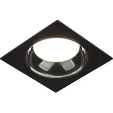 Точечный светильник Ambrella light TN52342 SBK/GBK (черный песок/черный глянец)