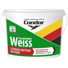 Краска CONDOR Fassadenfarbe Weiss (3.75кг)