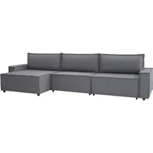 Угловой диван Mio Tesoro Дюссельдорф 293 1.5ек-1.5ек-1.5пф (1173 Savanna Plus Grafit)