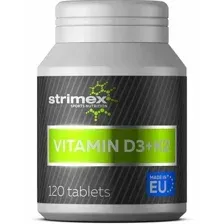 Витамин Д3К2 Strimex Vitamin D3K2 5000 ME 120 таб
