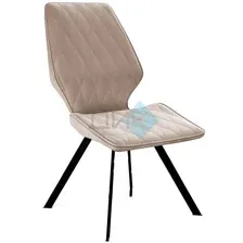 стул кухонный DikLine 243 Black (микровелюр В), B03 бежевый