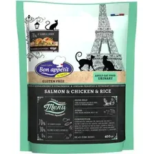 Сухой корм для кошек Bon Appetit Cat Adult Urinary (с курицей и лососем) 400 г