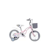 Велосипед детский YAYALE 18 дюймов розовый  67-035 возраст 4-9 лет