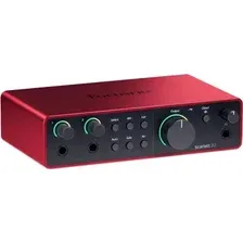 Аудиоинтерфейс Focusrite Scarlett 2i2 (4-е поколение)