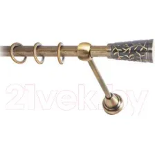 Карниз для штор Lm Decor Византия 066 1р гладкий (антик, 4м)