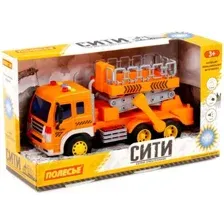 Автомобиль с подъёмником Полесье 89748 Сити
