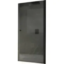Душевая дверь MaybahGlass 90x198 / MGD-813-6 (графитовое матовое стекло/черный)