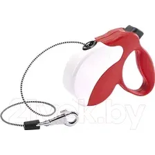 Поводок-рулетка Ferplast Amigo M 75720022 (красный/белый)
