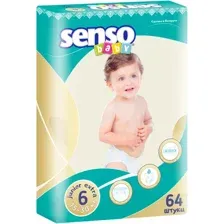 Подгузники детские Senso Baby Junior Extra 6 (64шт)