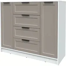Тумба Интерлиния Концепт Тренд КТ-Т120 (белый платинум/луна)