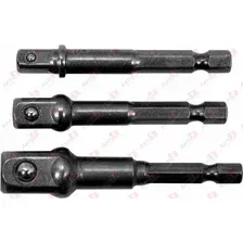 YATO YT-04685 Набор адаптеров 1/4", 3/8", 1/2" - HEX 6 мм