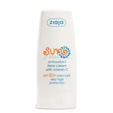 Крем для лица ZIAJA Sun антиоксидант c витамином С SPF 50+, 50мл