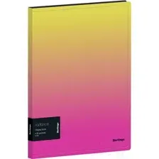 Папка для бумаг Berlingo Radiance DB4_30001 (желтый/розовый)