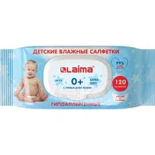 Влажные салфетки детские Laima Kids / 128079 (120шт)