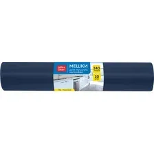 Пакеты для мусора OfficeClean Многослойные 240л (10шт, темно-синий)