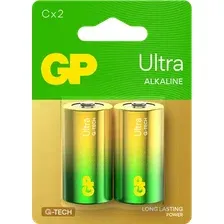 Комплект батареек GP Batteries Ultra Alkaline C / GP 14AU-2CR2 (2шт)