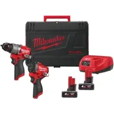 Набор электроинструментов Milwaukee M12FPP2X2-402X, 4933498741