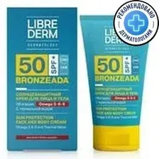 Librederm Bronzeada SPF50 с Омега 3-6-9 и термальной водой 150 мл