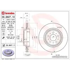 Тормозной диск Brembo 09982711