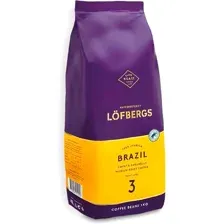Кофе Lofbergs Brazil зерновой 1 кг